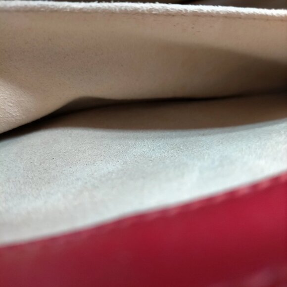 Gucci Sherry Line Red Leather Shoulder Bag mon875-101325 - Picture 16 of 16